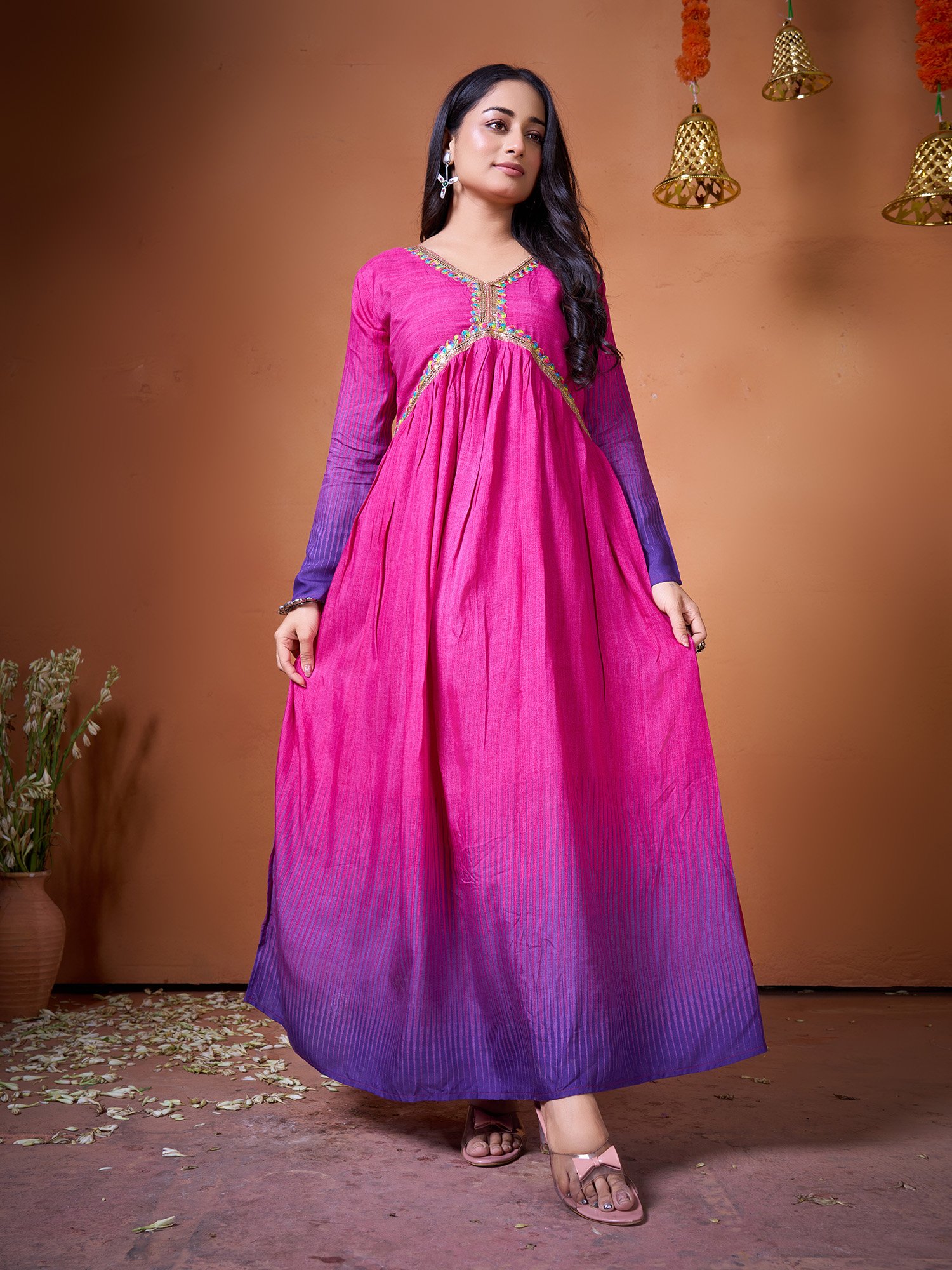 Georgette Anarkali Kurta